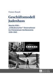 Cover von Geschäftsmodell Judenhass