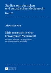 Cover von Meinungsmacht in einer konvergenten Medienwelt