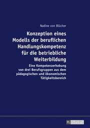 Cover von Konzeption eines Modells der beruflichen Handlungskompetenz für die betriebliche Weiterbildung