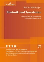 Cover von Rhetorik und Translation