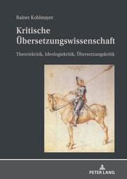 Cover von Kritische Übersetzungswissenschaft