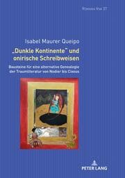 Cover von 'Dunkle Kontinente' und onirische Schreibweisen
