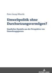 Cover von Umweltpolitik ohne Durchsetzungsvermögen?