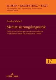 Cover von Mediatisierungslinguistik