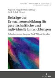 Cover von Beiträge der Erwachsenenbildung für gesellschaftliche und individuelle Entwicklungen