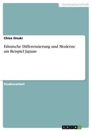 Cover von Ethnische Differenzierung und Moderne am Beispiel Japans