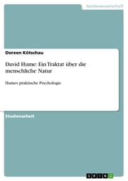 Cover von David Hume: Ein Traktat über die menschliche Natur