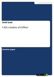 Cover von CALL (Analyse af GtPlus)