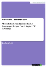 Cover von Absolutistische und relativistische Raumvorstellungen (nach Stephen W. Hawking)