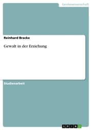 Cover von Gewalt in der Erziehung