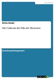 Cover von Die Cubicula der Villa der Mysterien