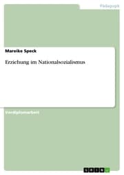 Cover von Erziehung im Nationalsozialismus