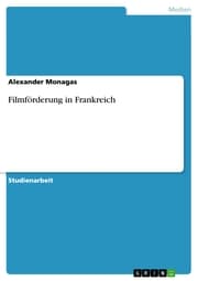 Cover von Filmförderung in Frankreich