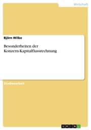 Cover von Besonderheiten der Konzern-Kapitalflussrechnung