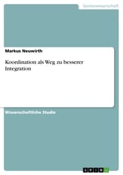 Cover von Koordination als Weg zu besserer Integration