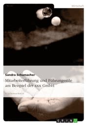 Cover von Mitarbeiterführung und Führungsstile am Beispiel der xxx GmbH
