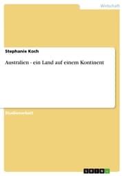 Cover von Australien - ein Land auf einem Kontinent