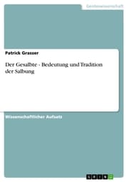 Cover von Der Gesalbte - Bedeutung und Tradition der Salbung