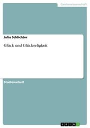 Cover von Glück und Glückseligkeit