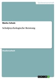 Cover von Schulpsychologische Beratung