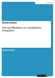 Cover von Zeit und Rhythmus aus musikalischer Perspektive