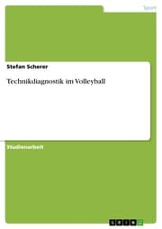 Cover von Technikdiagnostik im Volleyball