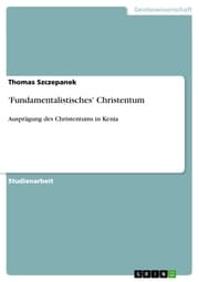 Cover von 'Fundamentalistisches' Christentum