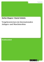 Cover von Vorgehensweisen im Internationalen Anlagen- und Maschinenbau
