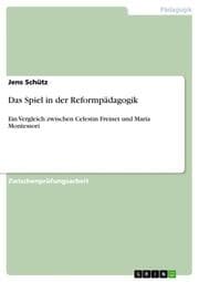 Cover von Das Spiel in der Reformpädagogik