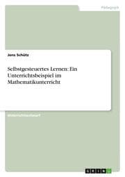 Cover von Selbstgesteuertes Lernen: Ein Unterrichtsbeispiel im Mathematikunterricht