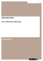Cover von Der Submissionsbetrug