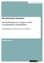 Cover von Die Bedeutung von Gruppen in den verschiedenen Lebensphasen