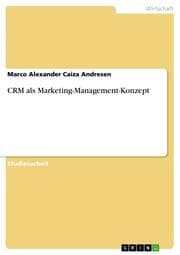 Cover von CRM als Marketing-Management-Konzept