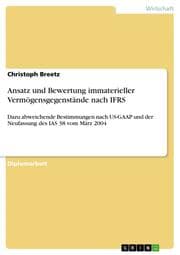Cover von Ansatz und Bewertung immaterieller Vermögensgegenstände nach IFRS