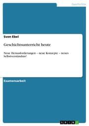 Cover von Geschichtsunterricht heute