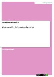 Cover von Odenwald - Exkursionsbericht
