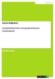 Cover von Gesprächswörter im gesprochenen Französisch