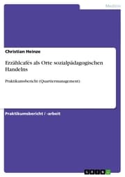 Cover von Erzählcafés als Orte sozialpädagogischen Handelns
