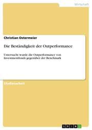 Cover von Die Beständigkeit der Outperformance