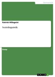 Cover von Soziolinguistik