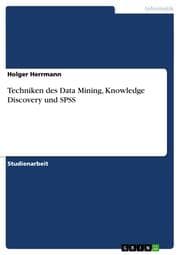 Cover von Techniken des Data Mining, Knowledge Discovery und SPSS