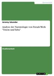 Cover von Analyse der Narratologie von Freuds Werk 'Totem und Tabu'