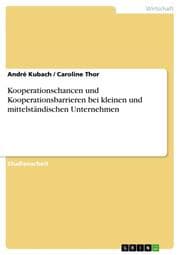 Cover von Kooperationschancen und Kooperationsbarrieren bei kleinen und mittelständischen Unternehmen