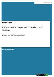 Cover von Phönizier/Karthager und Griechen auf Sizilien