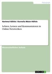 Cover von Lehren, Lernen und Kommunizieren in Online-Netzwerken