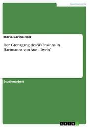 Cover von Der Grenzgang des Wahnsinns in Hartmanns von Aue ,, Iwein
