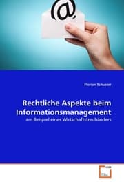Cover von Rechtliche Aspekte beimInformationsmanagement