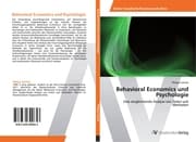 Cover von Behavioral Economics und Psychologie