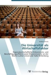 Cover von Die Universität als Wirtschaftsfaktor