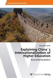 Cover von Explaining China's Internationalization of Higher Education